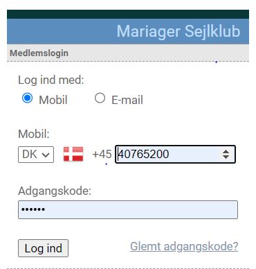 Login på Conventus